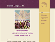 Tablet Screenshot of beaconoriginalart.com